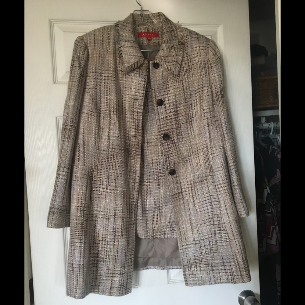 A line 2 piece suit